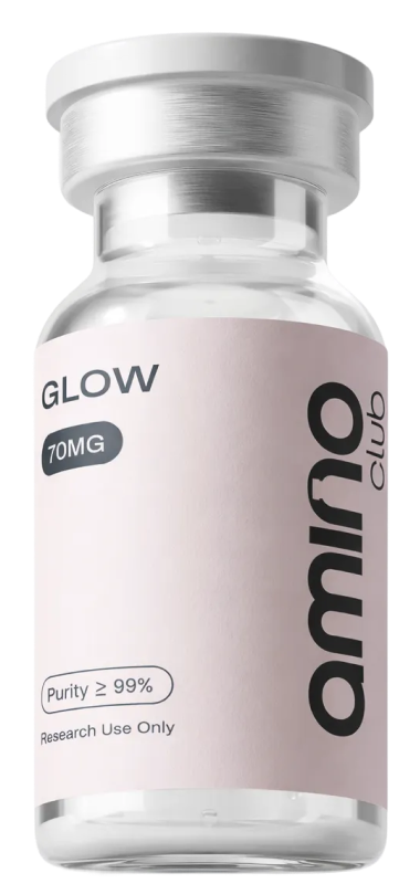 e432a7e0149b9f2bd6e2FGLOW-01KE430RMQSPFA17YCBFP9YEQC.png GLOW Research Peptide Blend – 70MG